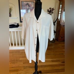 Men's White Short Sleeve Shirt Tommy Bahama